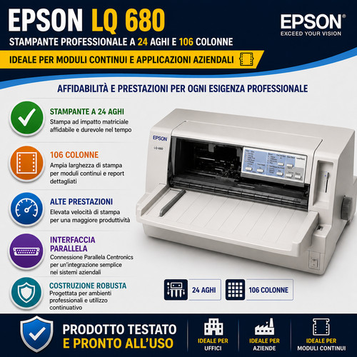 Epson 680 stampante - ★, lq-680