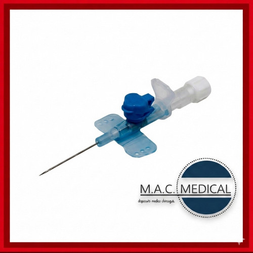 100 aghi cannula vie g22 - cannula, blu