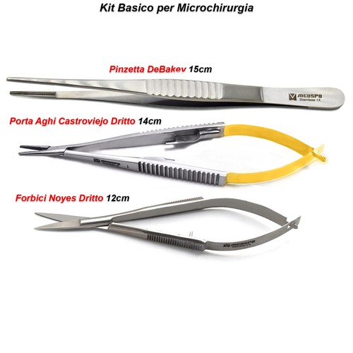 Kit basico per - per, microchirurgia