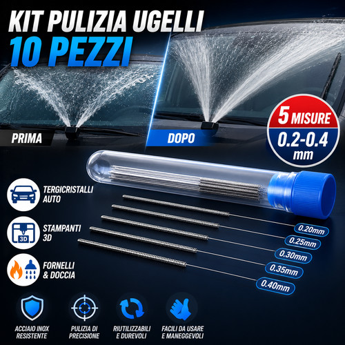Kit pulizia ugelli - kit,